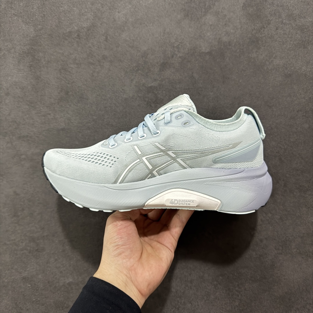 图片[2]-【公司级】Asics Gel-Kayano 31代 运动休闲透气专业跑鞋   #原档案据数开发楦型纸版 原装印尼工代进口单丝纤维程工网布鞋面，更贴合脚型和舒适透气，后跟稳定片带来合脚舒适的穿着感优化后的GEL，提供更好的缓冲保护性，FLYTEFOAM BLAST中底科技，兼具轻量、缓冲、回弹，提升跑步推进力，给跑步健将营造新的跑步体验。   尺码：36 37 37.5 38 39 39.5 40 40.5 41.5 42 42.5 43.5 44 45-选品中心