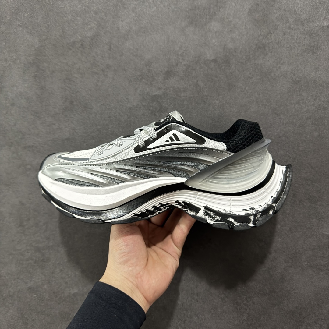 图片[2]-【公司级】Adidas Vento XLG MTW 脉冲系列 复古休闲老爹鞋 官方同步上架 鞋面是透气网面和皮革拼接 脚感轻盈 不闷汗 每次穿着跑步都感觉脚底在自由呼吸 鞋底是adidas经典的防滑设计 纹路很深 抓地力超稳 低帮设计很显脚踝纤细 却不失满满的包围安全感 货号： KI0576  尺码：35.5 36 36.5 37 38 38.5 39 40 40.5 41 42 42.5 43 44 45-选品中心