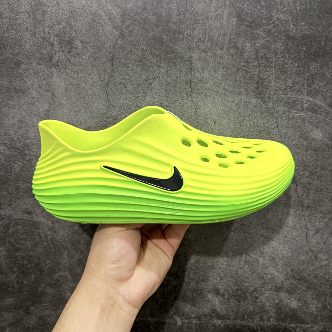 
【纯原】Nike Reactx Rejuven 8 耐克新款夏季沙滩凉鞋拖鞋洞洞鞋 荧光绿 HV506