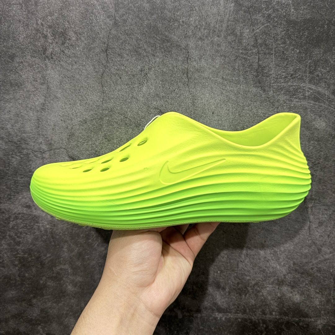
【纯原】Nike Reactx Rejuven 8 耐克新款夏季沙滩凉鞋拖鞋洞洞鞋 荧光绿 HV506