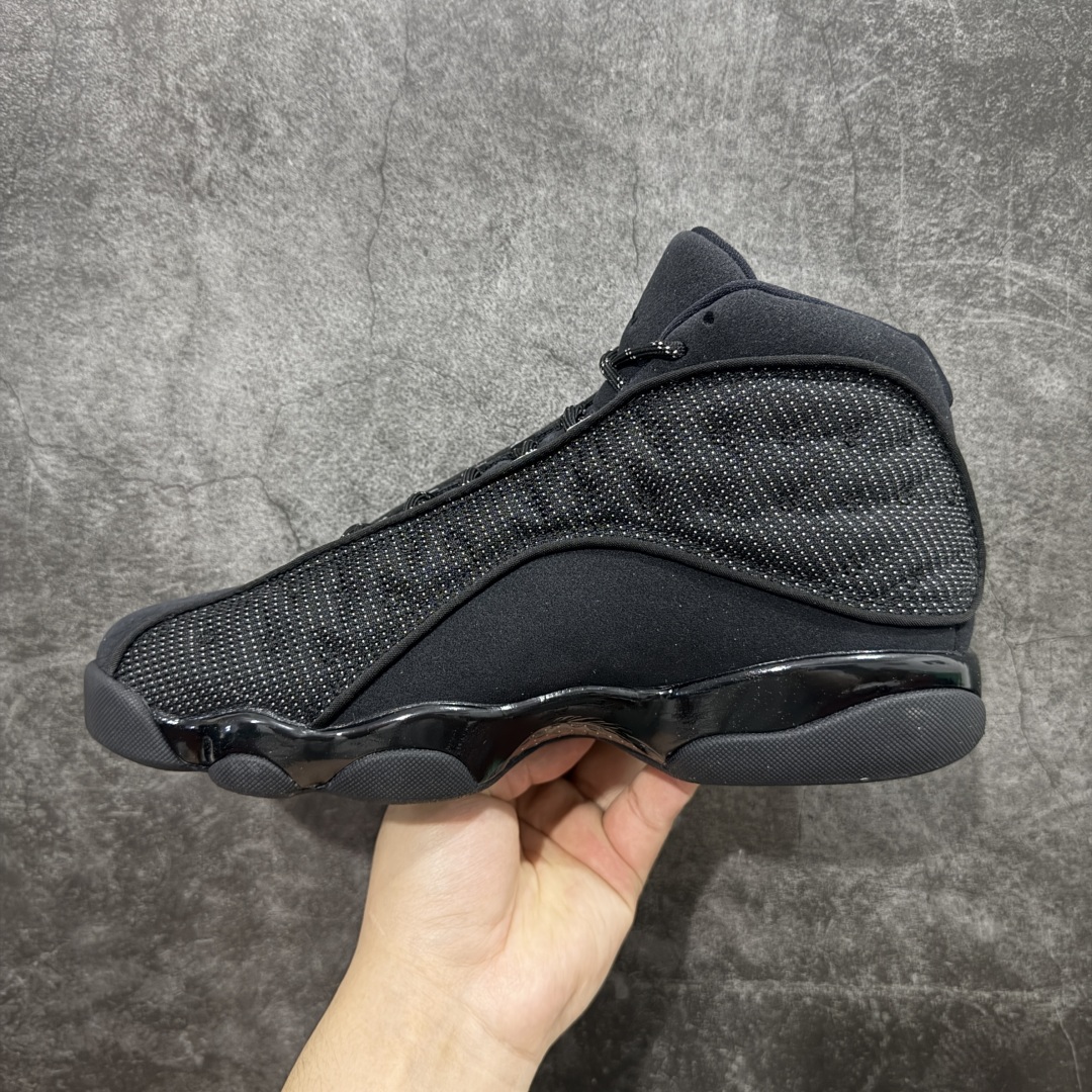 【TK至尊版】Air Jordan AJ13 纯黑 黑猫反光猫眼 414571-011