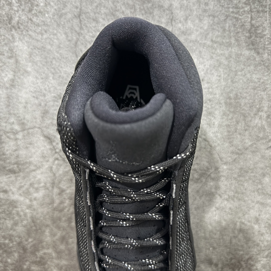 【TK至尊版】Air Jordan AJ13 纯黑 黑猫反光猫眼 414571-011