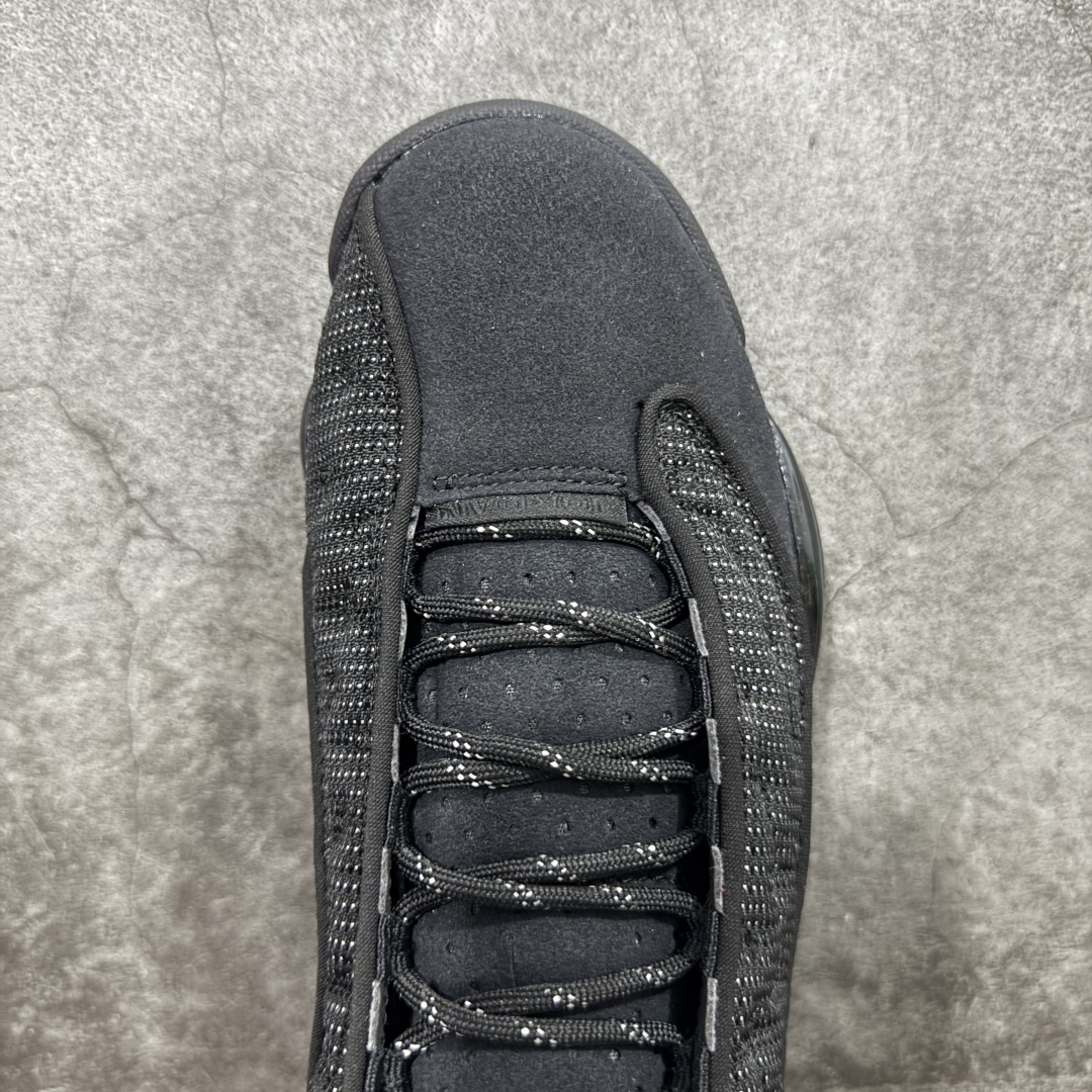 【TK至尊版】Air Jordan AJ13 纯黑 黑猫反光猫眼 414571-011