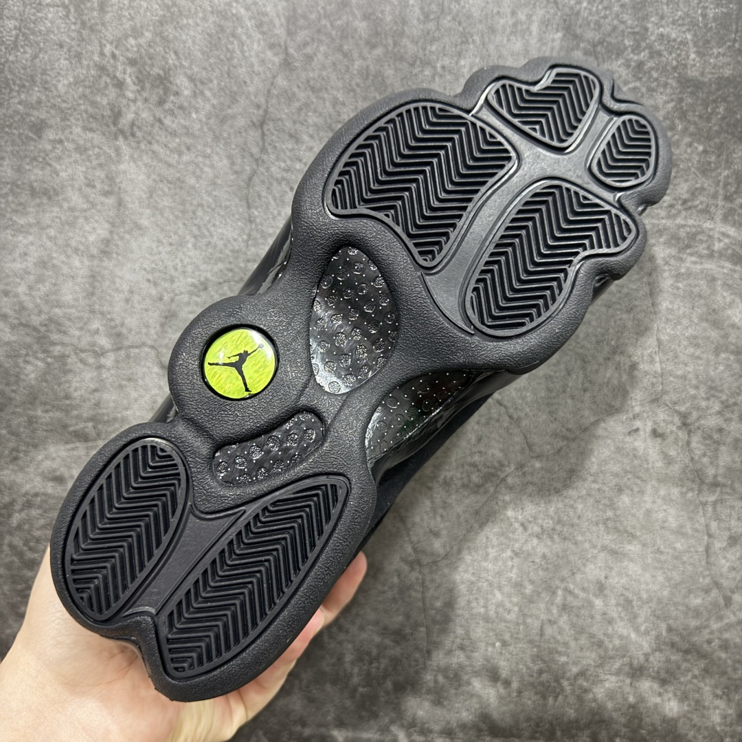 【TK至尊版】Air Jordan AJ13 纯黑 黑猫反光猫眼 414571-011