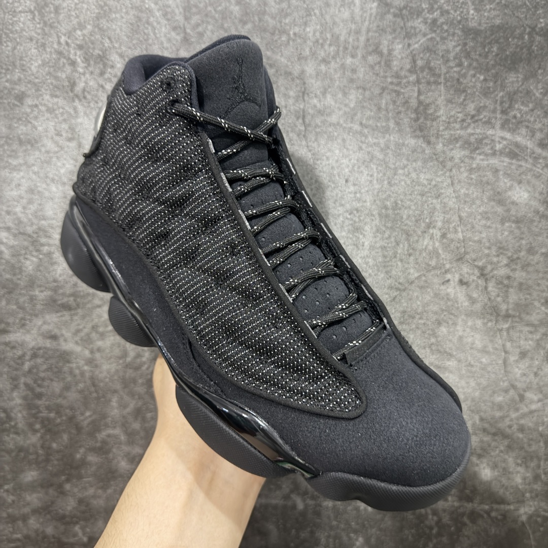 【TK至尊版】Air Jordan AJ13 纯黑 黑猫反光猫眼 414571-011