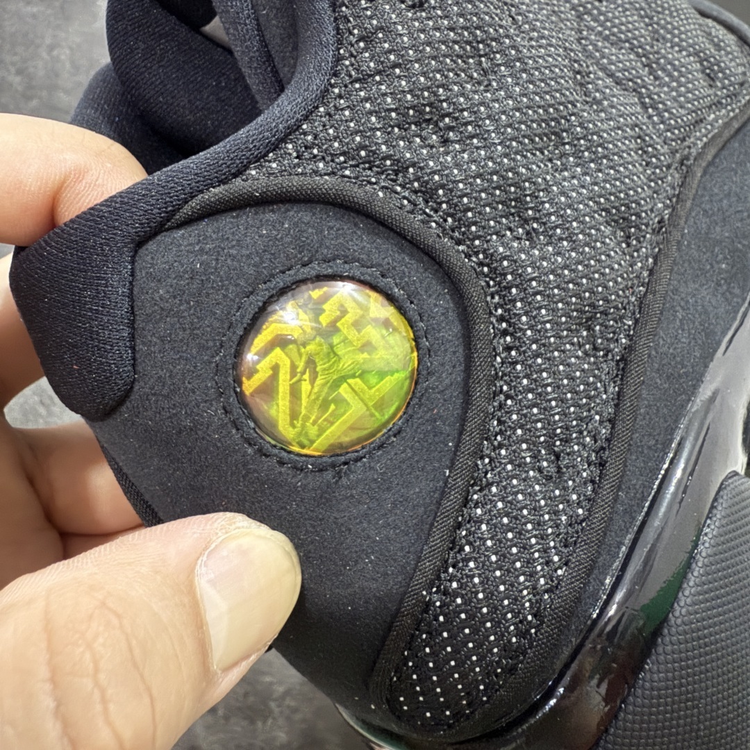 【纯原】Air Jordan AJ13 纯黑 黑猫反光猫眼 -011
全新订单配色 高端零售
外贸