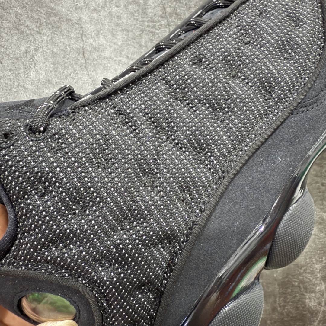【纯原】Air Jordan AJ13 纯黑 黑猫反光猫眼 -011
全新订单配色 高端零售
外贸