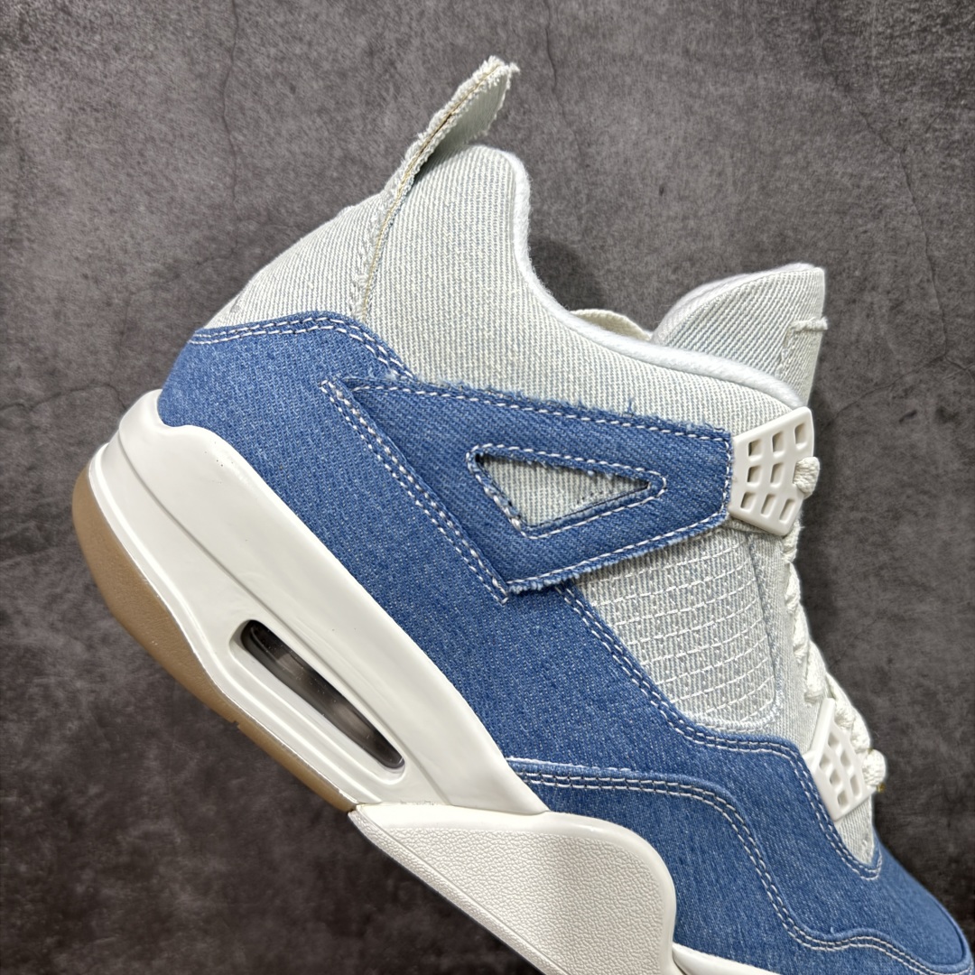 【原厂版本】Air Jordan 4 Denim ”Worn Blue” AJ4 乔4水洗丹宁 IB6716-100