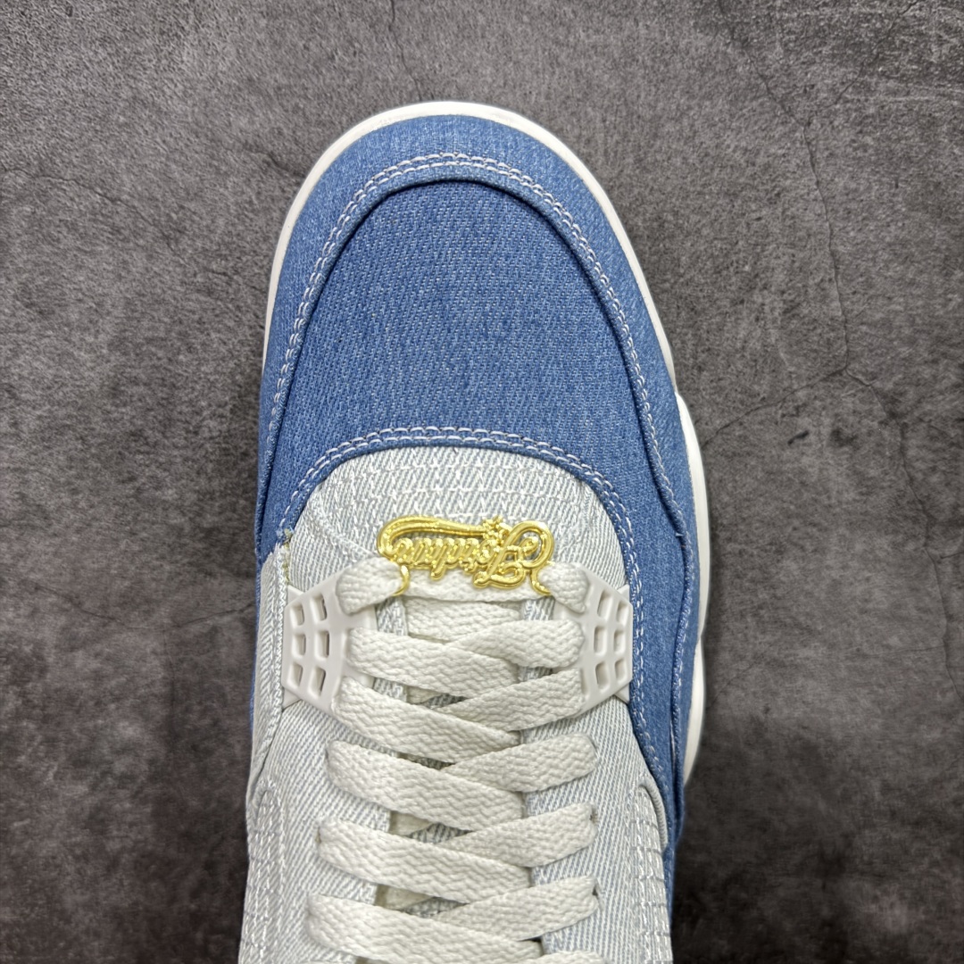 【原厂版本】Air Jordan 4 Denim ”Worn Blue” AJ4 乔4水洗丹宁 IB6716-100