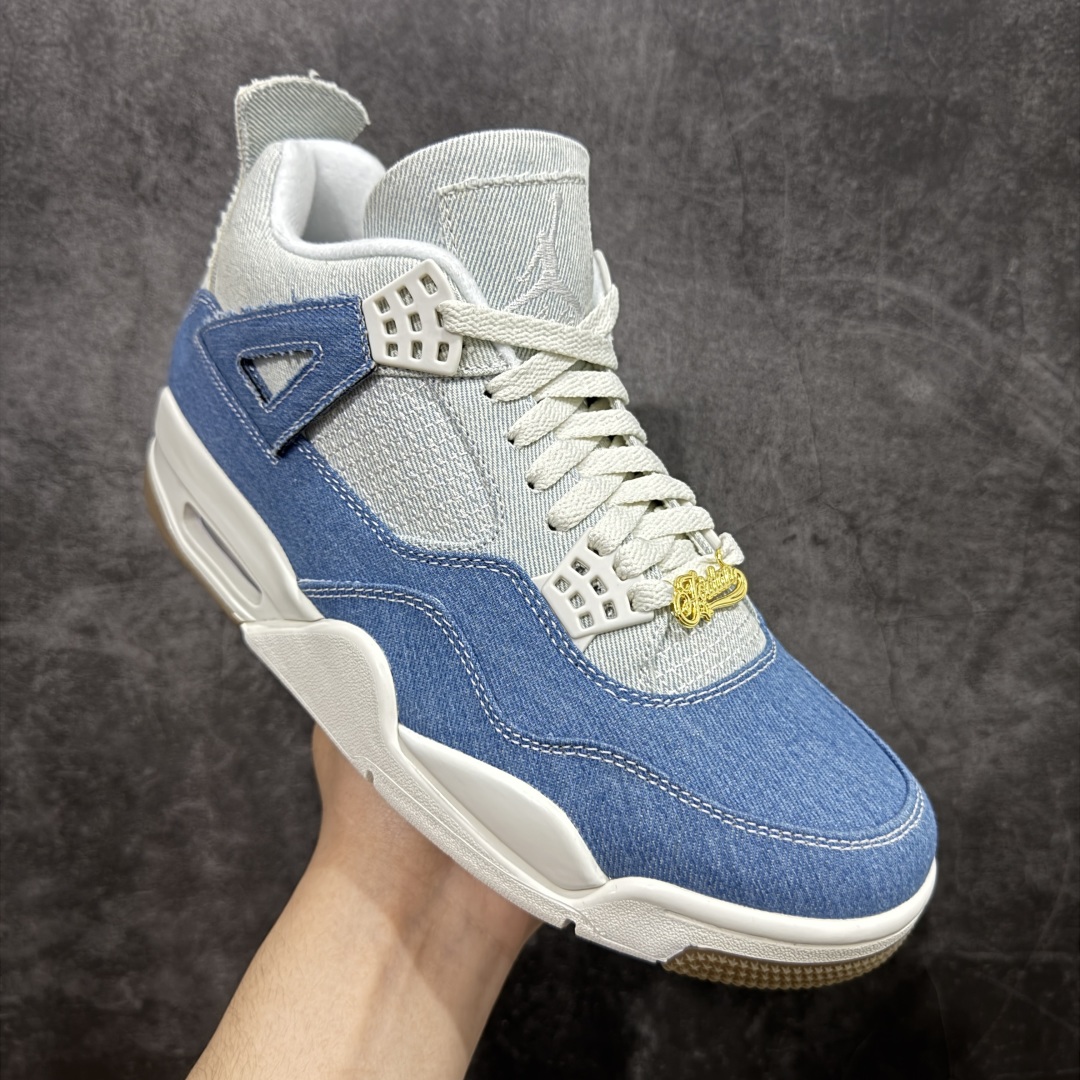 【原厂版本】Air Jordan 4 Denim ”Worn Blue” AJ4 乔4水洗丹宁 IB6716-100