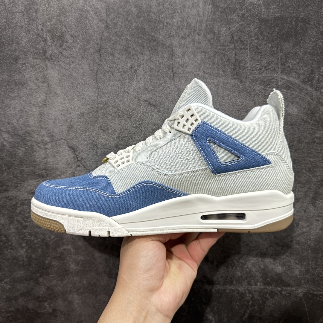 【原厂版本】Air Jordan 4 Denim ”Worn Blue” AJ4 乔4水洗丹宁 IB6716-100