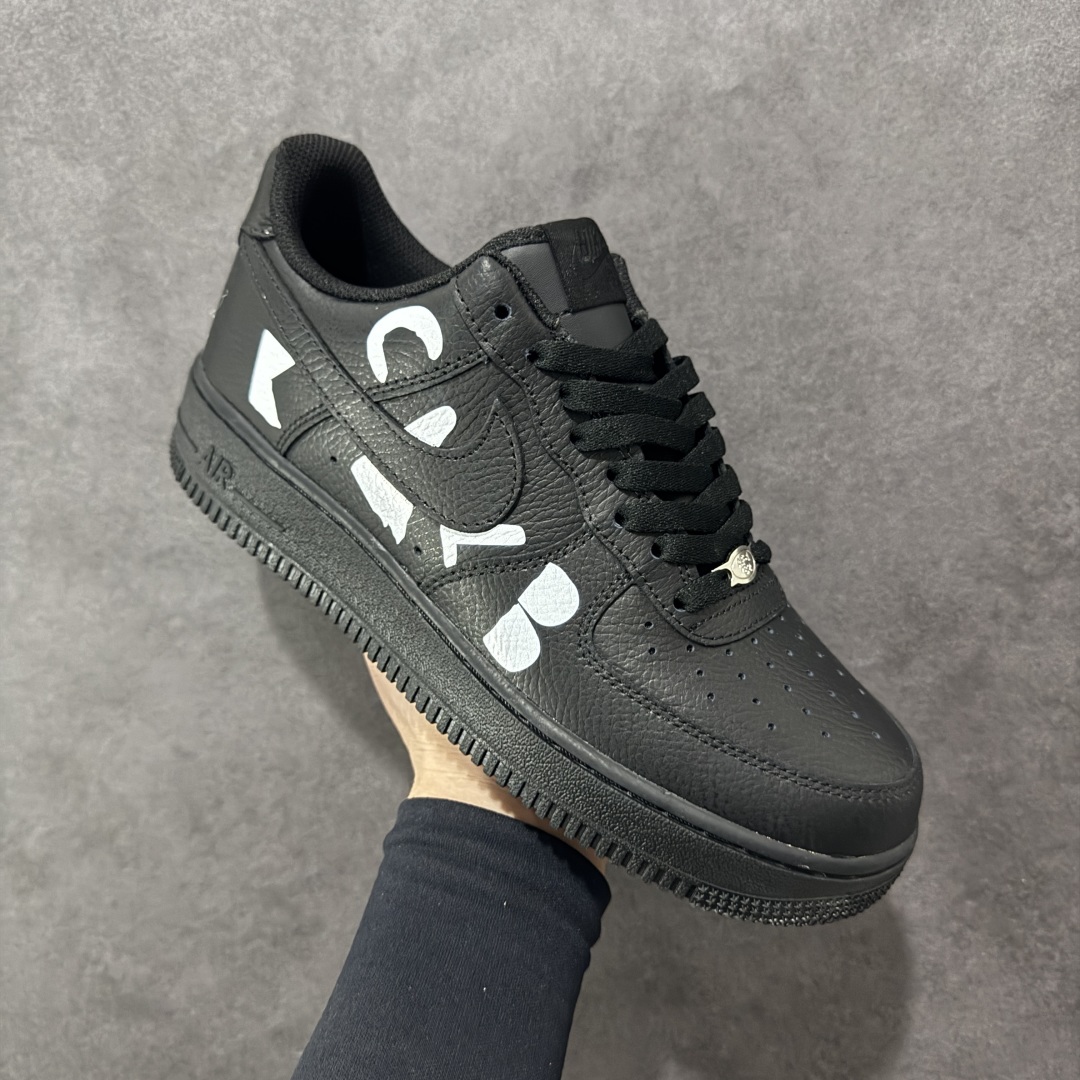【定制版】Black COMME DES GARCONS ×Nike Air Force 1 Low CDG联名空军一号低帮休闲板鞋 IB9949-001