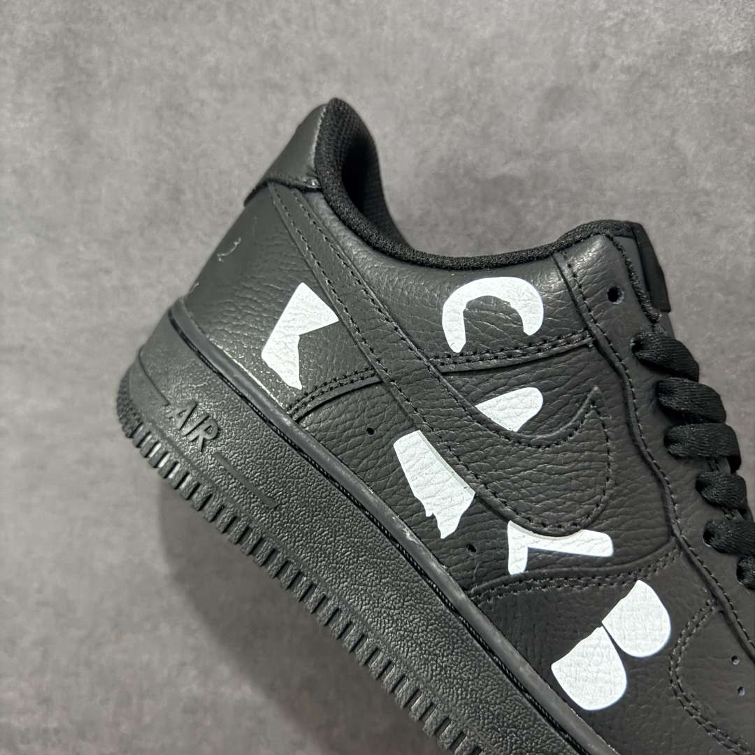 【定制版】Black COMME DES GARCONS ×Nike Air Force 1 Low CDG联名空军一号低帮休闲板鞋 IB9949-001