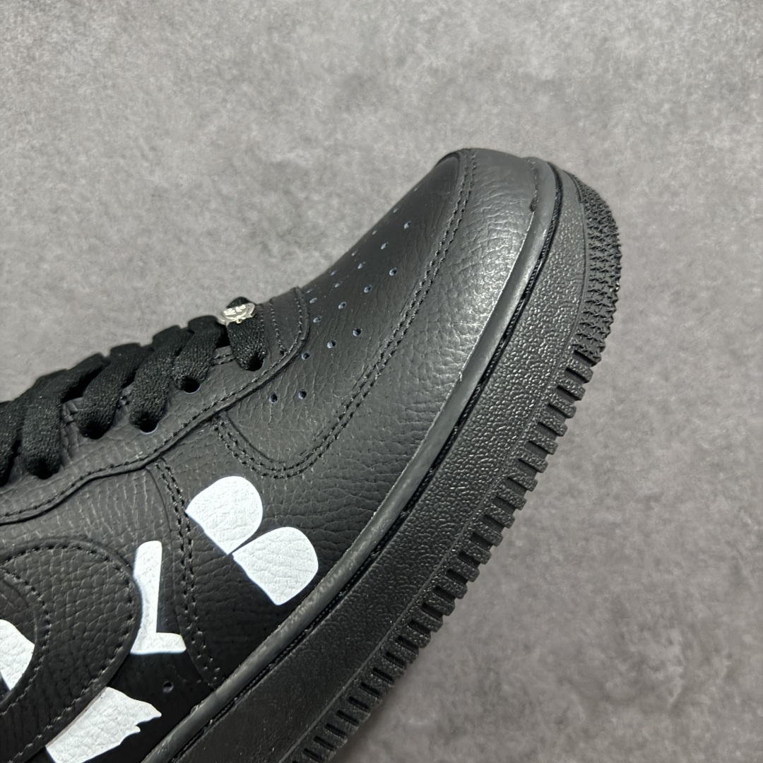 【定制版】Black COMME DES GARCONS ×Nike Air Force 1 Low CDG联名空军一号低帮休闲板鞋 IB9949-001