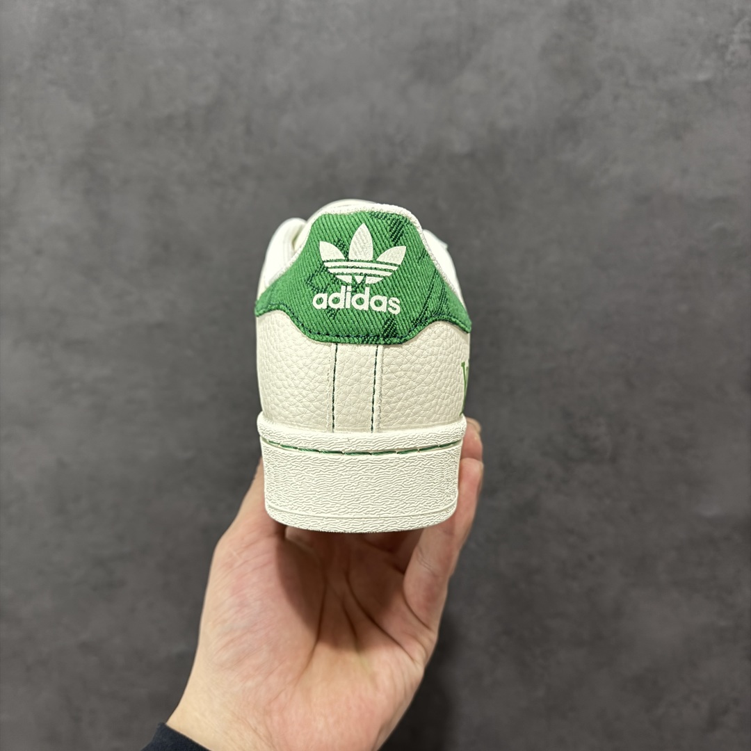 【定制版】AD Originals Superstar x Louis Vuitton 白绿 XS0017