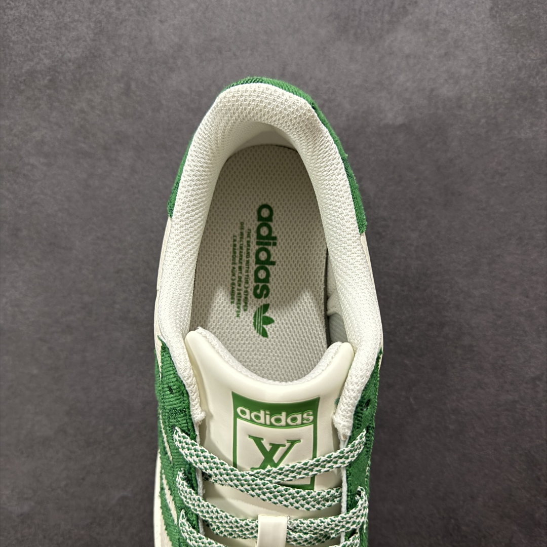 【定制版】AD Originals Superstar x Louis Vuitton 白绿 XS0017