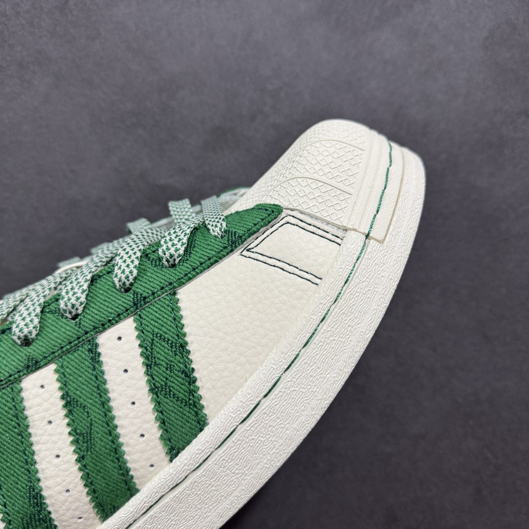 【定制版】AD Originals Superstar x Louis Vuitton 白绿 XS0017