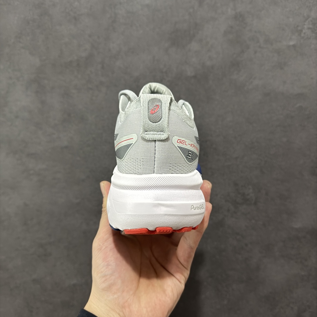 图片[4]-【公司级】Asics Gel-Kayano 31代 运动休闲透气专业跑鞋   #原档案据数开发楦型纸版 原装印尼工代进口单丝纤维程工网布鞋面，更贴合脚型和舒适透气，后跟稳定片带来合脚舒适的穿着感优化后的GEL，提供更好的缓冲保护性，FLYTEFOAM BLAST中底科技，兼具轻量、缓冲、回弹，提升跑步推进力，给跑步健将营造新的跑步体验。   尺码：36 37 37.5 38 39 39.5 40 40.5 41.5 42 42.5 43.5 44 45-选品中心