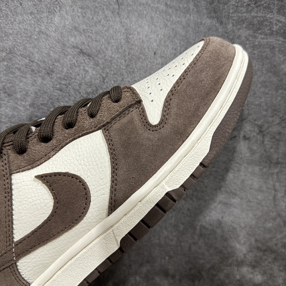 图片[6]-【YC纯原】Nike Dunk Low 巴洛克棕 此款以简约大方的造型设计，给人以随性休闲的时尚格调，穿着舒适轻便，运动灵活自如，满足日常个性穿搭。 货号： FQ8249-104 尺码： 40 40.5 41 42 42.5 43 44 44.5 45 46-选品中心