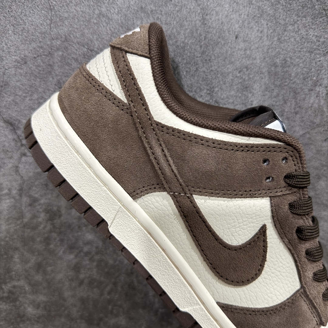 图片[7]-【YC纯原】Nike Dunk Low 巴洛克棕 此款以简约大方的造型设计，给人以随性休闲的时尚格调，穿着舒适轻便，运动灵活自如，满足日常个性穿搭。 货号： FQ8249-104 尺码： 40 40.5 41 42 42.5 43 44 44.5 45 46-选品中心