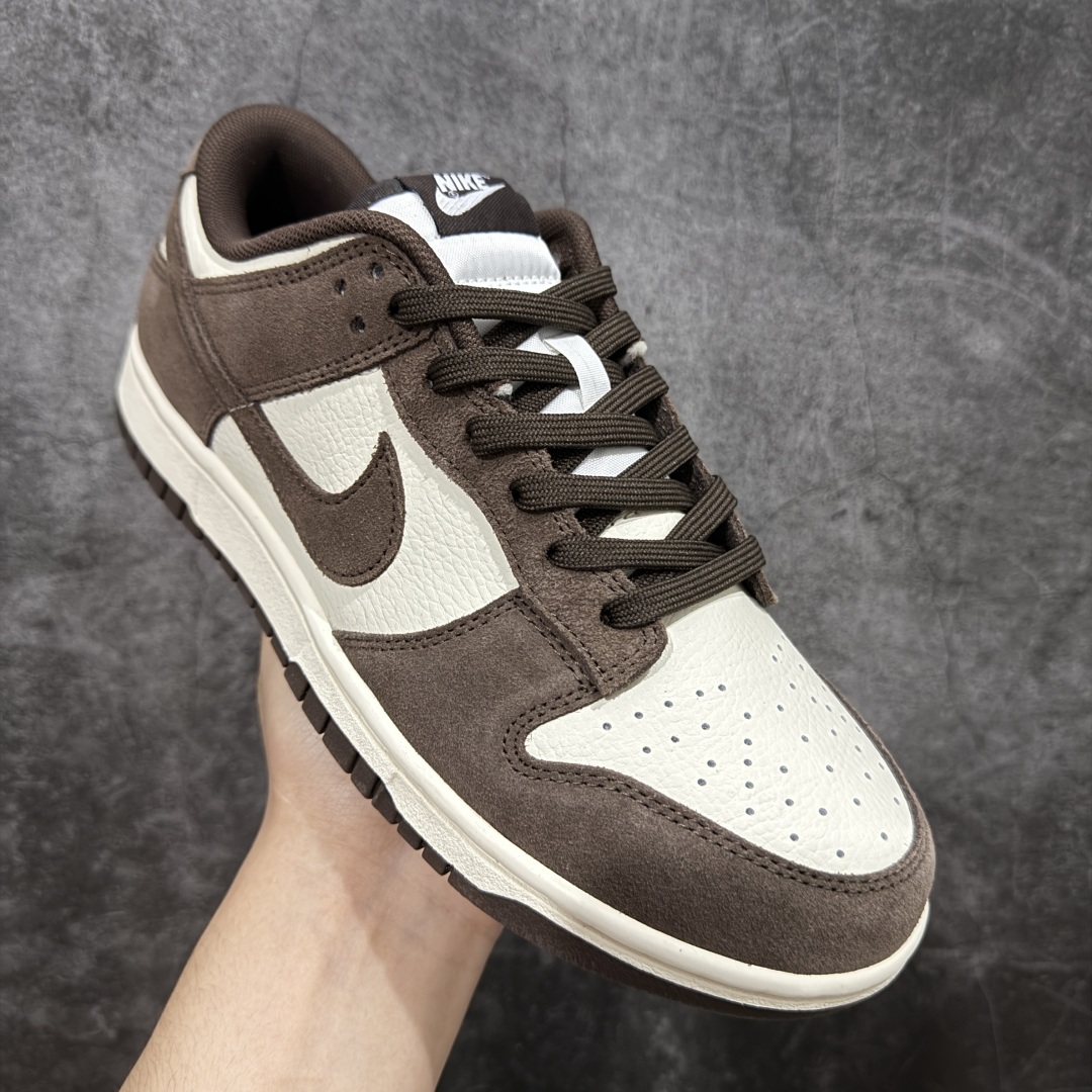 图片[3]-【YC纯原】Nike Dunk Low 巴洛克棕 此款以简约大方的造型设计，给人以随性休闲的时尚格调，穿着舒适轻便，运动灵活自如，满足日常个性穿搭。 货号： FQ8249-104 尺码： 40 40.5 41 42 42.5 43 44 44.5 45 46-选品中心