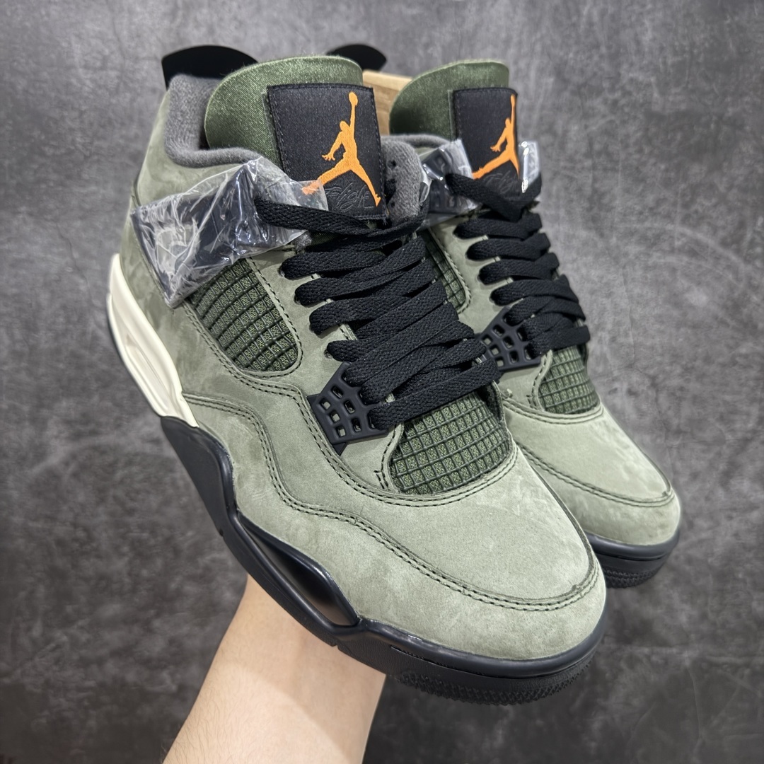 【代购纯原】UNDEFEATED x Jordan Air Jordan 4 AJ4舒适百搭 防滑耐