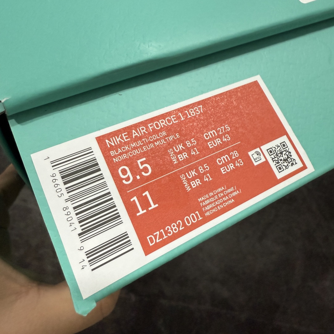  
【代购版】 Tiffany & CO x Nk Air Force 1 Low 1837 蒂芙尼联名