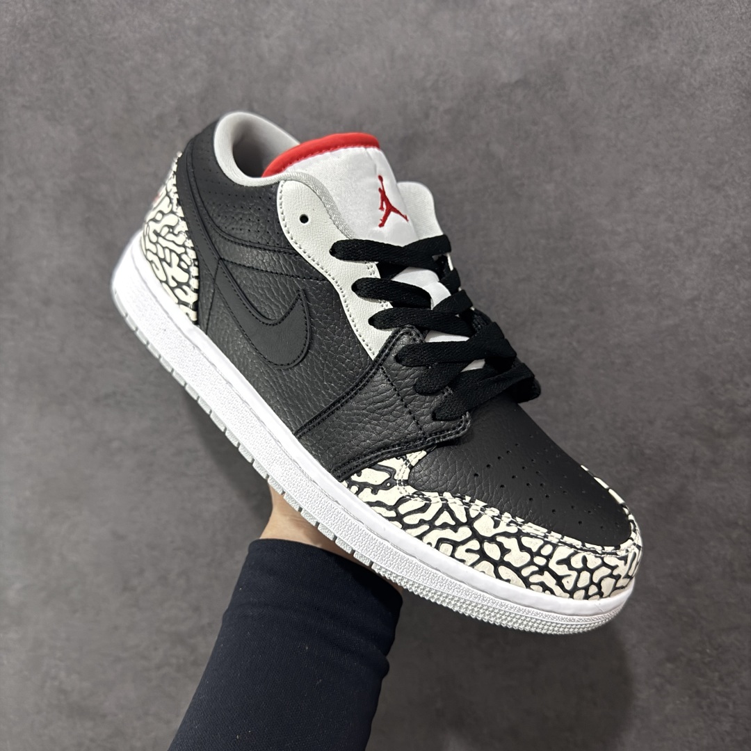 图片[3]-【K版】Air Jordan AJ1 Low 低帮 黑水泥 338145-062 全新流水线出品 市场第二梯队最强版 全部原鞋开发 原楦原纸板开发 全鞋电脑针车 原厂内置全掌气垫 原盒内在原标 唯一Zp原版鞋带绑法 免检产品 全新2022版型 全头层皮料 完美零毛边处理 原厂配置全掌气垫 价格定位良心 新配色陆续出货 尺码：36 36.5 37.5 38 38.5 39 40 40.5 41 42 42.5 43 44 44.5 45-选品中心
