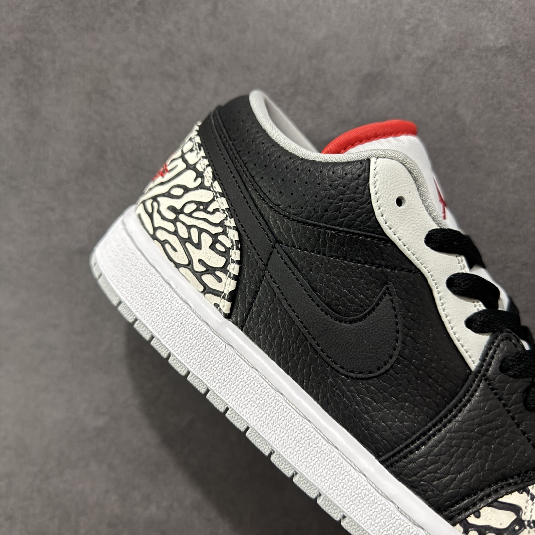 图片[6]-【K版】Air Jordan AJ1 Low 低帮 黑水泥 338145-062 全新流水线出品 市场第二梯队最强版 全部原鞋开发 原楦原纸板开发 全鞋电脑针车 原厂内置全掌气垫 原盒内在原标 唯一Zp原版鞋带绑法 免检产品 全新2022版型 全头层皮料 完美零毛边处理 原厂配置全掌气垫 价格定位良心 新配色陆续出货 尺码：36 36.5 37.5 38 38.5 39 40 40.5 41 42 42.5 43 44 44.5 45-选品中心