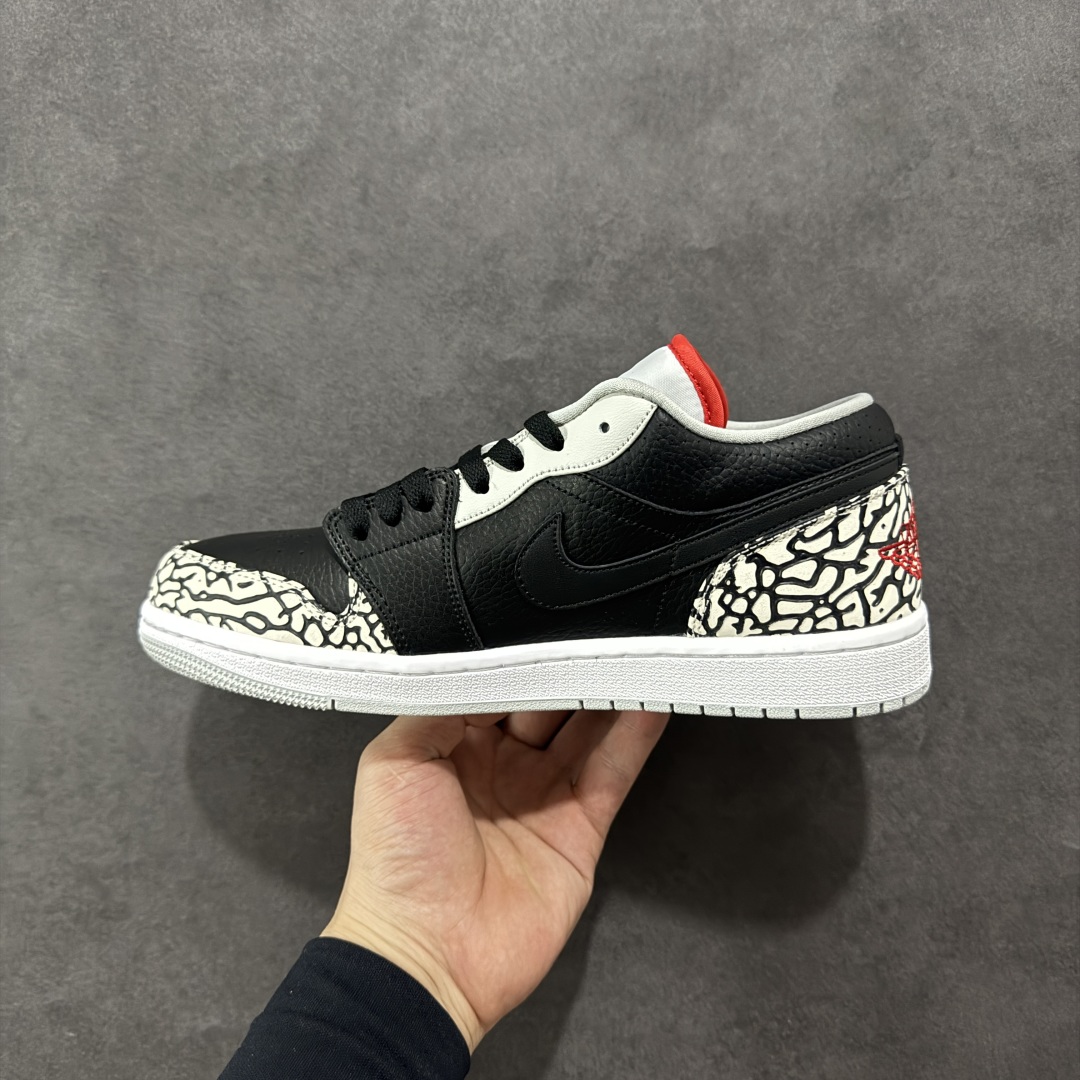 图片[2]-【K版】Air Jordan AJ1 Low 低帮 黑水泥 338145-062 全新流水线出品 市场第二梯队最强版 全部原鞋开发 原楦原纸板开发 全鞋电脑针车 原厂内置全掌气垫 原盒内在原标 唯一Zp原版鞋带绑法 免检产品 全新2022版型 全头层皮料 完美零毛边处理 原厂配置全掌气垫 价格定位良心 新配色陆续出货 尺码：36 36.5 37.5 38 38.5 39 40 40.5 41 42 42.5 43 44 44.5 45-选品中心