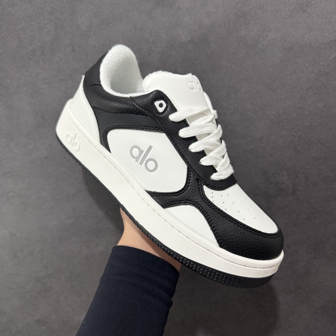 图片[3]-【公司级】alo25ss 春夏新款 拼色小白鞋厚底舒适休闲款 alo比耐克更懂女生！上脚超级百搭！而且超级舒适！是厚底款但是上脚一点都不沉重！ 非常轻便！套上袜套搭配更好看！而且还是明星同款推荐～上脚增高显腿细！ 超级适合我们小个子女生～鞋子整体也是经典的拼色撞色设计搭配鞋面细腻的真皮纹路肌理感！！ 尺码：36 36.5 37.5 38 38.5 39 40 40.5 41 42 42.5 43 44 44.5 45-选品中心