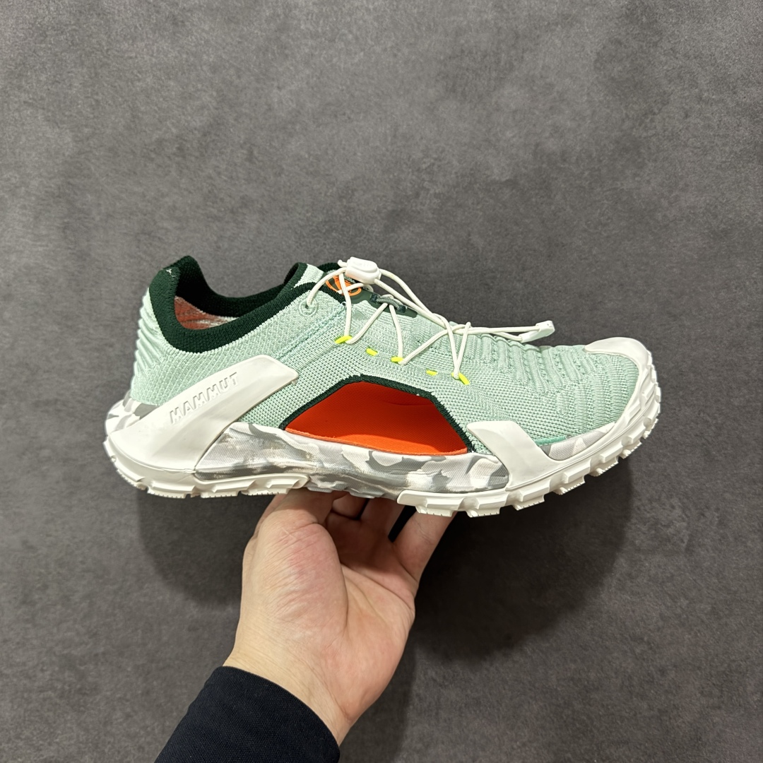 【公司级】MAMMUT猛犸象 Hueco Knit 2 登山靴多功能鞋履 独立私模 顶级复刻百分百还原# 应用BASE FIT 2.0专利技术 拥有优越的抓地力、护趾力和运动缓冲功能 可折叠鞋跟 透气针织鞋面 适合春夏与初秋季节的设计 即刻\”履\”行出发 尺码:36 36.5 37.5 38 38.5 39 40 40.5 41 42 42.5 43 44 44.5 45 46-选品中心