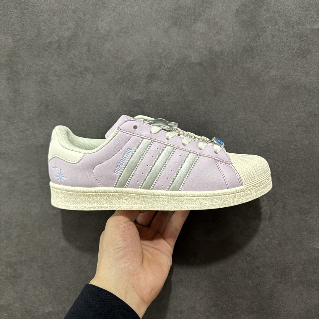 【公司级】AD Originals Superstar 贝壳头 采用全新头层拼接皮革材质 后跟采用特色3D立体印字 渠道正品订单 诠释市场最高工艺水平 全鞋进口头层皮料打造。区别市面普通真标版本,进出专柜无压力 货号:JQ8776 尺码:35-40-选品中心