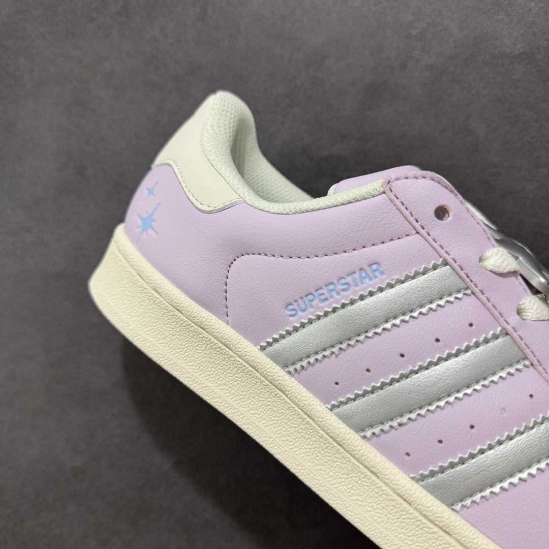 图片[6]-【公司级】AD Originals Superstar 贝壳头 采用全新头层拼接皮革材质 后跟采用特色3D立体印字 渠道正品订单 诠释市场最高工艺水平 全鞋进口头层皮料打造。区别市面普通真标版本，进出专柜无压力 货号：JQ8776 尺码：35-40-选品中心