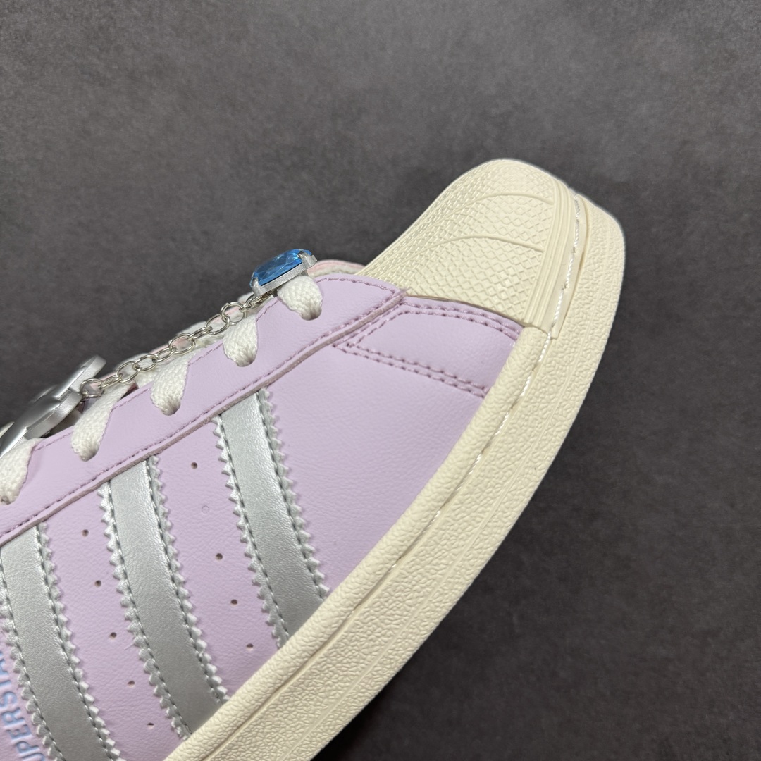 图片[5]-【公司级】AD Originals Superstar 贝壳头 采用全新头层拼接皮革材质 后跟采用特色3D立体印字 渠道正品订单 诠释市场最高工艺水平 全鞋进口头层皮料打造。区别市面普通真标版本，进出专柜无压力 货号：JQ8776 尺码：35-40-选品中心