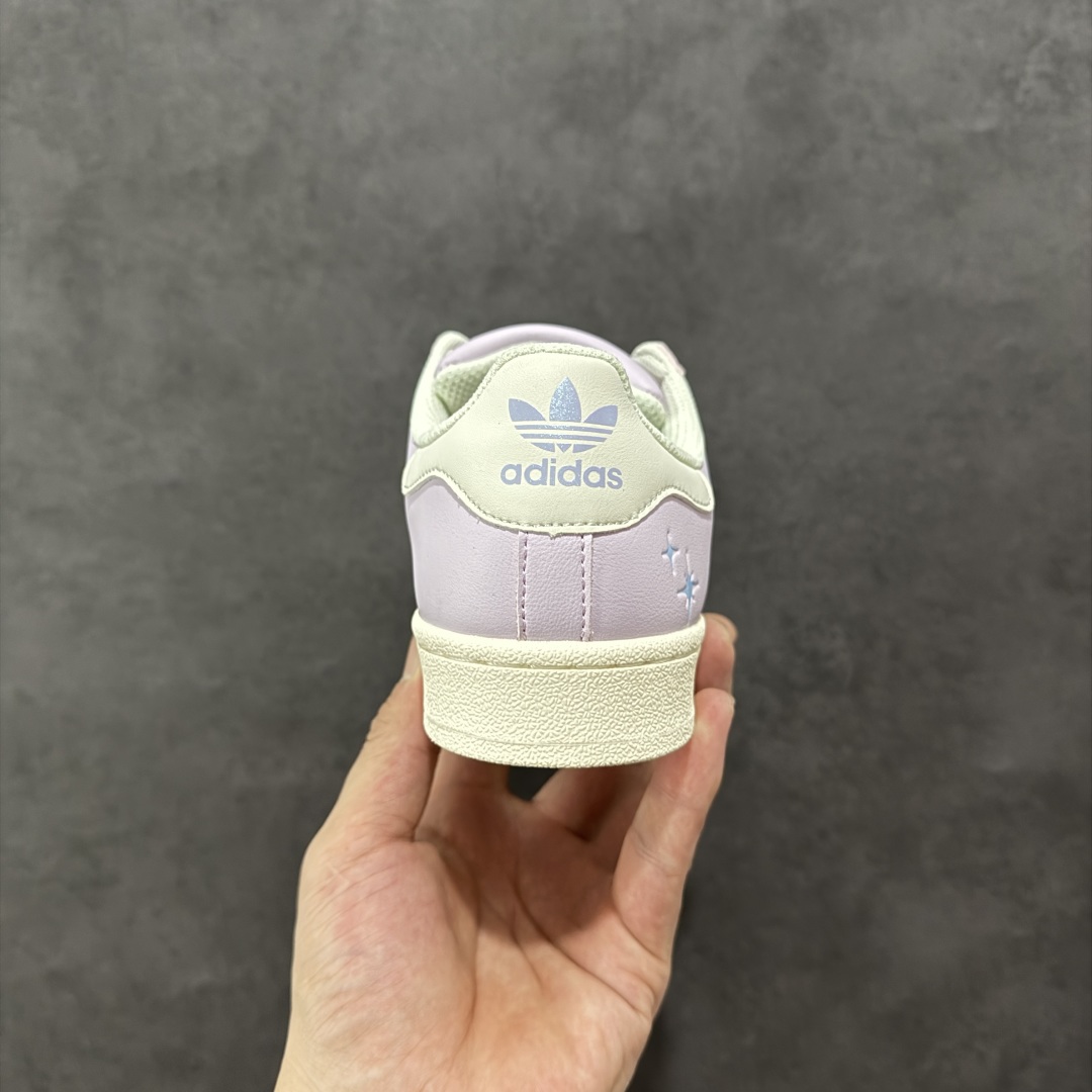 图片[4]-【公司级】AD Originals Superstar 贝壳头 采用全新头层拼接皮革材质 后跟采用特色3D立体印字 渠道正品订单 诠释市场最高工艺水平 全鞋进口头层皮料打造。区别市面普通真标版本，进出专柜无压力 货号：JQ8776 尺码：35-40-选品中心