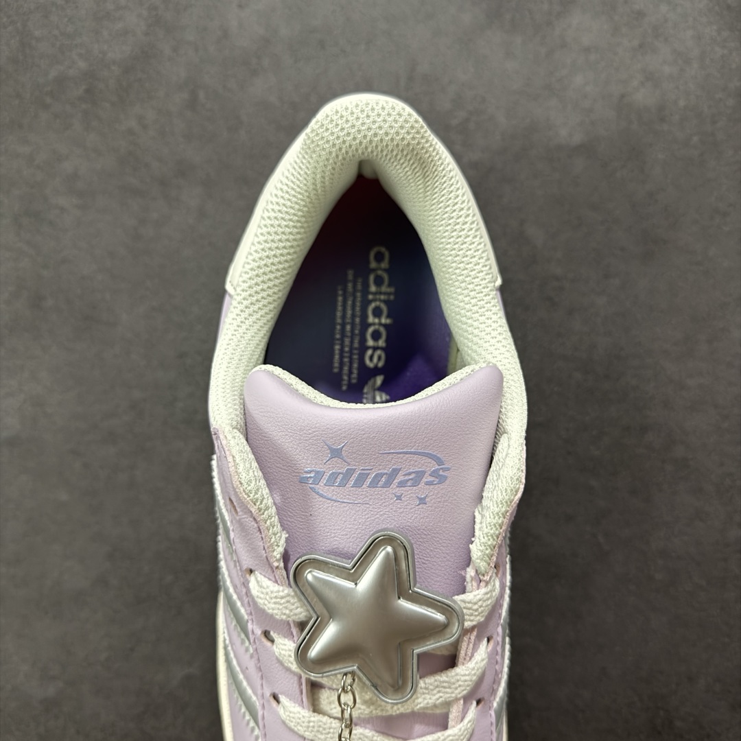 图片[7]-【公司级】AD Originals Superstar 贝壳头 采用全新头层拼接皮革材质 后跟采用特色3D立体印字 渠道正品订单 诠释市场最高工艺水平 全鞋进口头层皮料打造。区别市面普通真标版本，进出专柜无压力 货号：JQ8776 尺码：35-40-选品中心