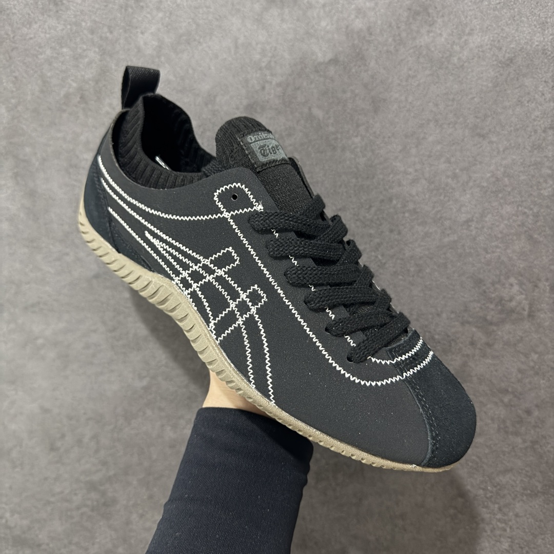 图片[3]-【公司级】亚瑟士 Onitsuka Tiger 鬼塚虎 SCLAW 鬼冢虎 轻便舒适 防滑耐磨透气支撑 低帮 生活休闲鞋 男女同款 复古美学极简风格，配色独具个性又超级好看。鞋口织物收口，经典鞋袜一体，明线设计标志性 logo，太亮眼啦！整体采用织物和柔软皮革拼接，时尚质感满满。关键是上脚舒服得不得了，巨好穿！不管是日常搭配还是运动，它都能完美胜任。别再犹豫，赶紧把它带回家！#鬼塚虎#明星同款 #舒适好穿 #夏日宝藏透气蓝球鞋 #夏日宝藏休闲老爹鞋#酷飒男女情侣款宝藏鞋。 尺码：36-45含半码-选品中心