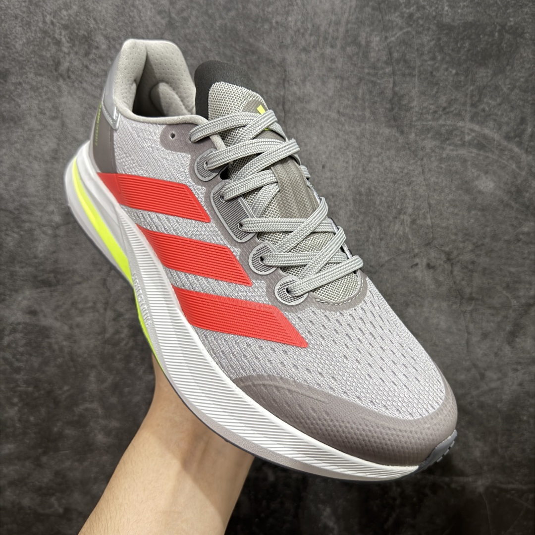 图片[3]-【纯原版】Ad Duramo Speed 2 低帮休闲透气网面跑鞋 JQ2200 高度回弹的脚感 包裹性出众 采用透气柔软网面 舒适度一流 简约时尚的设计和配色 减震中底➕橡胶外底 舒适防滑耐磨 尺码：40-45-选品中心