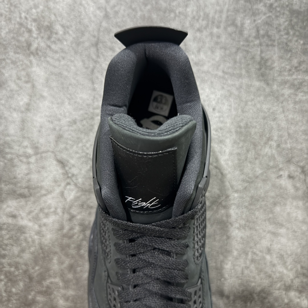 图片[8]-【原厂版】 Nigel Sylvester x Air Jordan AJ4 Retro 联名黑魂 黑砖 货号：HF4340-001 全新升级改良 原鞋原楦原纸板同源开发 完美呈现乔4的版型 内侧正确双色网格 还原细节 原厂皮料 正确气垫颜色 正确网格工艺 正确拉帮工艺 全鞋原装材料制作 原档案原模具打造 支持全方位与正品对比 尺码：40 40.5 41 42 42.5 43 44 44.5 45 46 47.5-选品中心