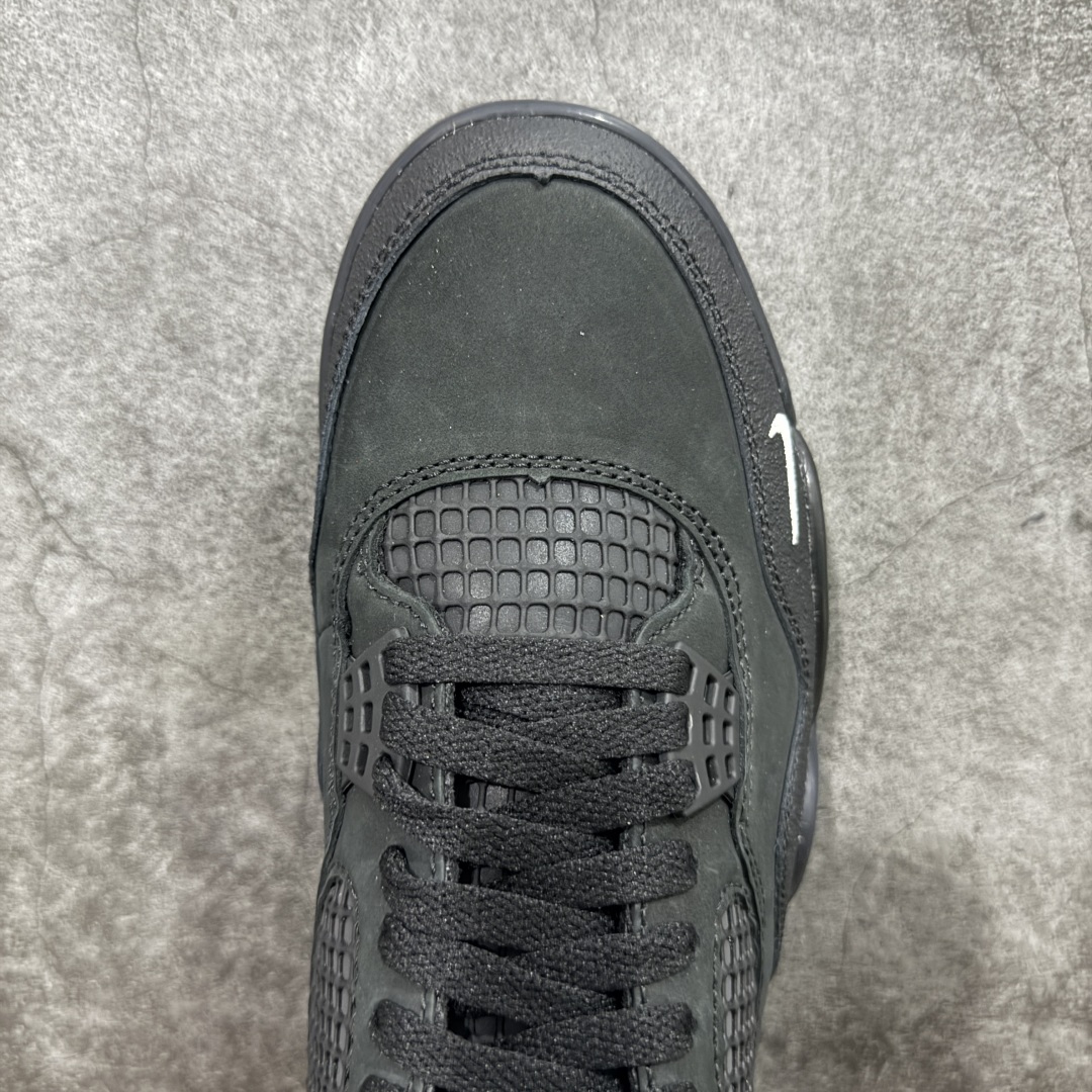 图片[5]-【原厂版】 Nigel Sylvester x Air Jordan AJ4 Retro 联名黑魂 黑砖 货号：HF4340-001 全新升级改良 原鞋原楦原纸板同源开发 完美呈现乔4的版型 内侧正确双色网格 还原细节 原厂皮料 正确气垫颜色 正确网格工艺 正确拉帮工艺 全鞋原装材料制作 原档案原模具打造 支持全方位与正品对比 尺码：40 40.5 41 42 42.5 43 44 44.5 45 46 47.5-选品中心