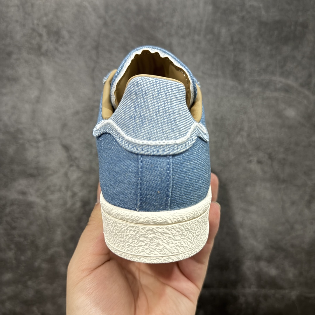 图片[4]-【公司级】阿迪达斯Adidas三叶草 Originals Superstar 82 贝壳头系列 牛仔蓝 低帮经典百搭休闲运动板鞋 #原楦原纸版开发版型#采用翻毛皮组合呼吸网织布鞋面材质#2020改良全包围鞋垫#正确2020版鞋底模具及扇贝头盖片#外置正确锯齿防滑耐磨加厚鞋底 货号：JH5589 尺码：35-45半-选品中心