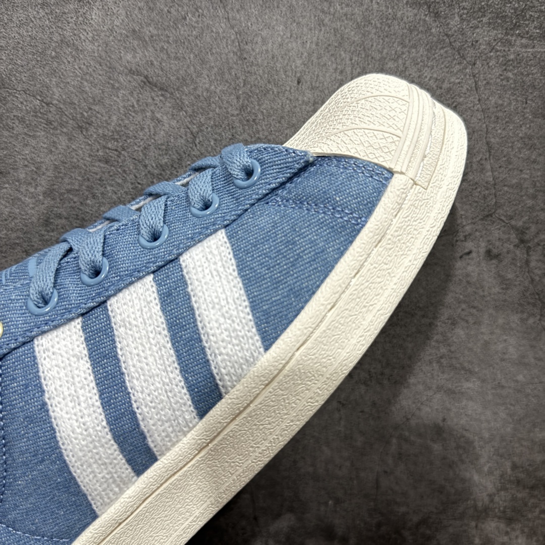 图片[6]-【公司级】阿迪达斯Adidas三叶草 Originals Superstar 82 贝壳头系列 牛仔蓝 低帮经典百搭休闲运动板鞋 #原楦原纸版开发版型#采用翻毛皮组合呼吸网织布鞋面材质#2020改良全包围鞋垫#正确2020版鞋底模具及扇贝头盖片#外置正确锯齿防滑耐磨加厚鞋底 货号：JH5589 尺码：35-45半-选品中心