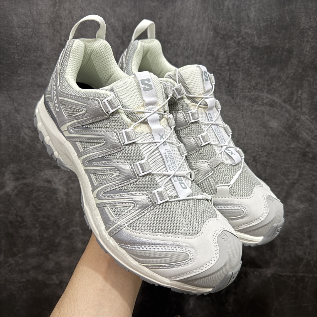 【666版本】SALOMON 萨洛蒙 XA PRO 3D 户外运动 网布减震防滑透气 低帮跑步鞋 男女同款 全新品质 巅峰之作 所有配色均购物原版拆解1：1开发 原材料打造 非市场公版便宜货 私模大底 清洁度比市场所有版本都高 全套原纸板楦头开发 原厂网布配套 确保原汁原味 完美呈现版型 原档数据独家私模五层组合大底 男女鞋同步官方开发至46 原装Ortholite轻量化鞋垫 中底布带钢印编号 原厂TPU锁扣 进口港宝加持 后跟自然饱满 还原公司包裹性 鞋面采用SENSIFT贴合技术 全方位贴合包裹脚型 鞋跟部鞋底牵引设计 提供强大的抓地性能 更适应野外崎岖不平的道路 其3D ADVANCED CHASSIS底盘 材料轻量大化 钉齿设计更具稳定性 防护性 鞋底易磨损区运用CONTAGRIP高耐磨材料 应对城市硬质路面长距离跑考验 尺码：36 36.5 37.5 38 38.5 39 40 40.5 41 42 42.5 43 44 45 46-选品中心