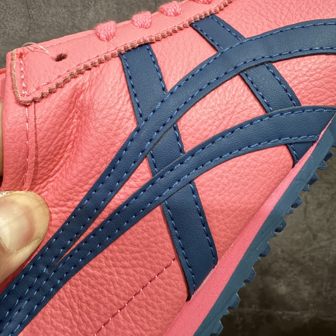 图片[3]-【纯原头层版】Asics Onitsuka Tiger MEXICO 66 亚瑟士鬼冢虎复古经典板鞋 市场王者选手 海外订单工厂出品 目前全市场最好的品质没有之一 纯原小羊皮材料 质感柔软度满分 长期生产补货永不断码 超成熟稳定的做工品控 原装全套纸板楦头开发 原汁原味 完美呈现版型 私模正确鞋底咬花纹路 一比一鞋头弧度高度鞋身弧度 绝不口嗨 细节品控鞋型随意秒杀市面 原档咬花纹路私模大底 一个单元有六个三角形 总体形拼接呈现花瓣状 官方四联吊牌 原装Ortholite轻量化鞋垫 原盒原配 质保卡 说明书 钢印防尘纸 纸板中底带钢印 乳胶组合鞋垫 支持全方位的对比专柜 产品从款式颜色造型上体现出追求舒适和细节的完美 鞋类更是推崇手工制作的严谨与完美 融舒适性与可穿性的设计风格 注重细节的完美和别致魅力 既保持稳重 又不失轻松的时尚感 尺码：36 37 37.5 38 39 39.5 40 40.5 41.5 42 42.5 43.5 44 45-选品中心