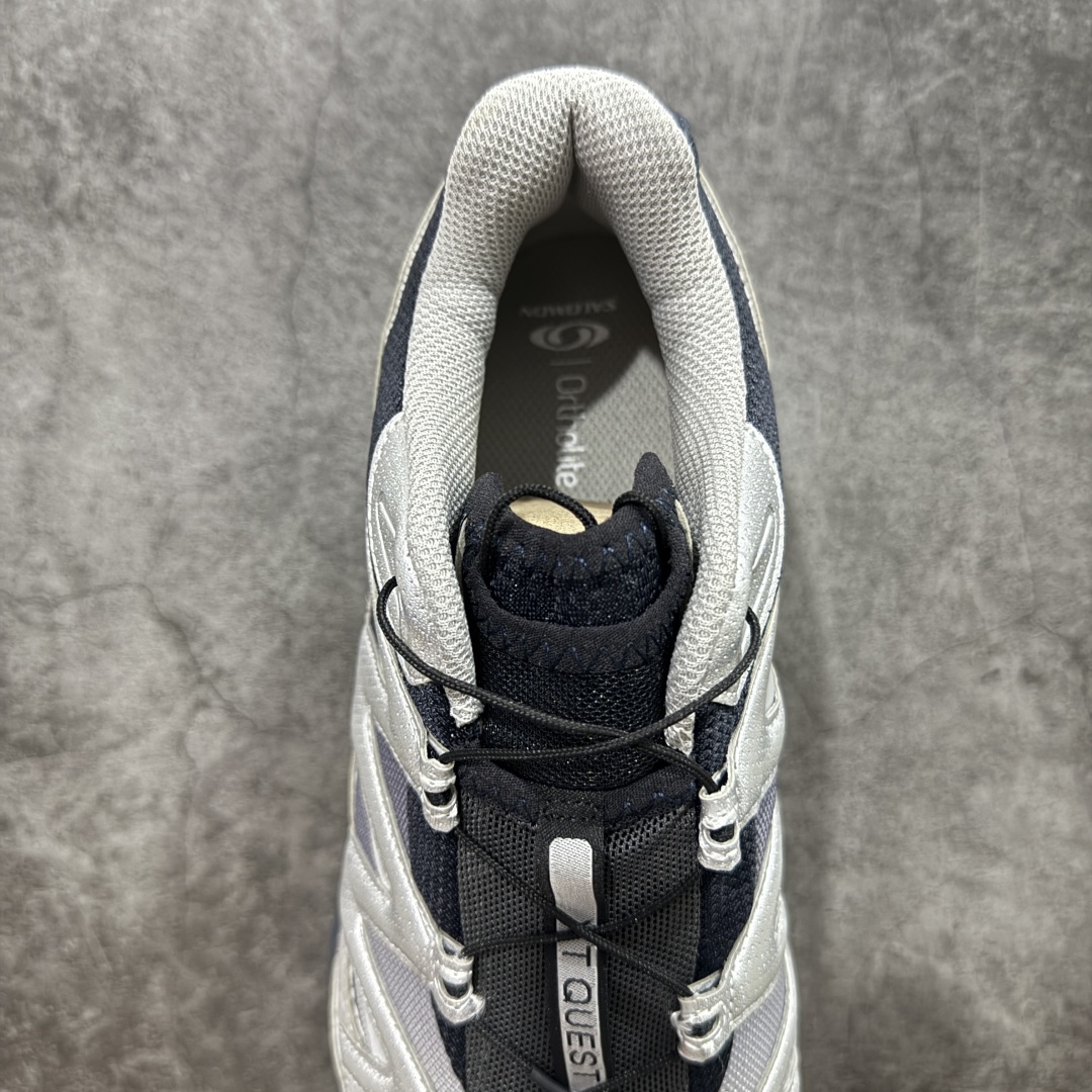 图片[8]-【绿x升级版】Salomon XT-QUEST ADV 萨洛蒙情侣款户外机能鞋 渐变灰银478852 全新绿x升级版 品质大改进 ‼️ 全鞋改进为原厂一致材料打造 全新修长鞋型 相对老版臃肿鞋型 此版的版型更正 全新玻璃冲刀 清洁度提升 同步原版左右鞋带孔的间距加大（之前老版间距太小） 网面与鞋头材料校对一致无色差（老版网面有色差） 鞋后跟反口V字定型同步zp（老版臃肿为U字后跟反口） 鞋舌两侧鞋帮脚踝处更加直挺（之前老版往中间踏） 鞋盒黑盒改正为原版牛皮纸鞋盒 鞋头处添加☯️太极标 所有细节多次修改校正 坚持同步原版无差别 毋庸置疑全市场最好的版本💪🏻终端优势供应 尺码：36 36.5 37.5 38 38.5 39 40 40.5 41 42 42.5 43 44 44.5 45 46-选品中心