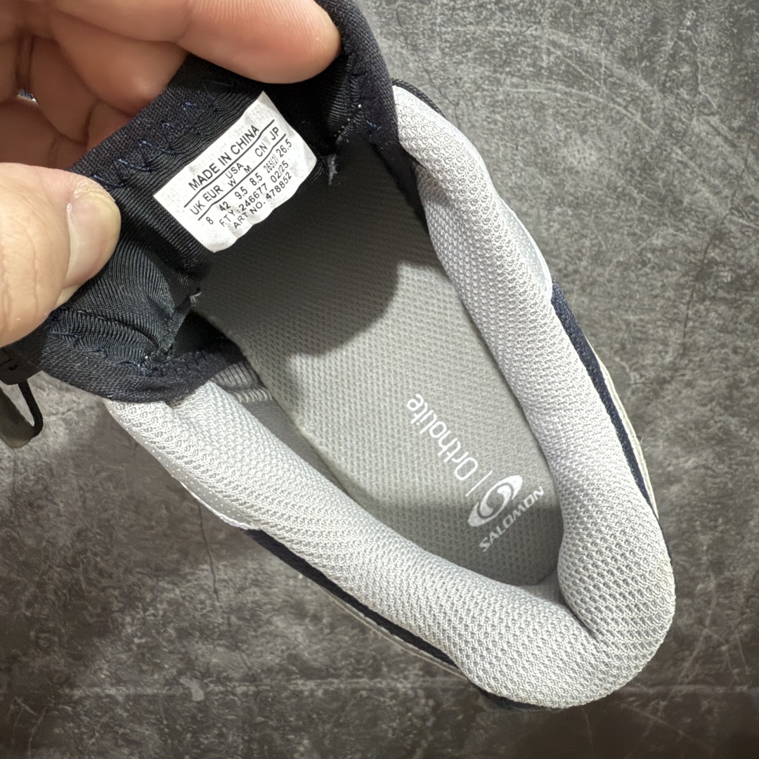 图片[7]-【绿x升级版】Salomon XT-QUEST ADV 萨洛蒙情侣款户外机能鞋 渐变灰银478852 全新绿x升级版 品质大改进 ‼️ 全鞋改进为原厂一致材料打造 全新修长鞋型 相对老版臃肿鞋型 此版的版型更正 全新玻璃冲刀 清洁度提升 同步原版左右鞋带孔的间距加大（之前老版间距太小） 网面与鞋头材料校对一致无色差（老版网面有色差） 鞋后跟反口V字定型同步zp（老版臃肿为U字后跟反口） 鞋舌两侧鞋帮脚踝处更加直挺（之前老版往中间踏） 鞋盒黑盒改正为原版牛皮纸鞋盒 鞋头处添加☯️太极标 所有细节多次修改校正 坚持同步原版无差别 毋庸置疑全市场最好的版本💪🏻终端优势供应 尺码：36 36.5 37.5 38 38.5 39 40 40.5 41 42 42.5 43 44 44.5 45 46-选品中心