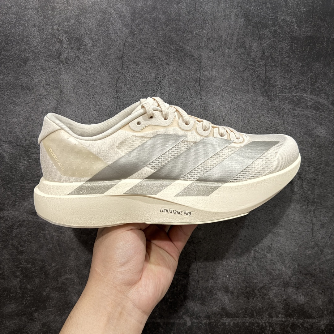  
【纯原版】AD Adizero Evo SL M 零度系列马拉松轻量竞速运动跑鞋  JR5841 卡