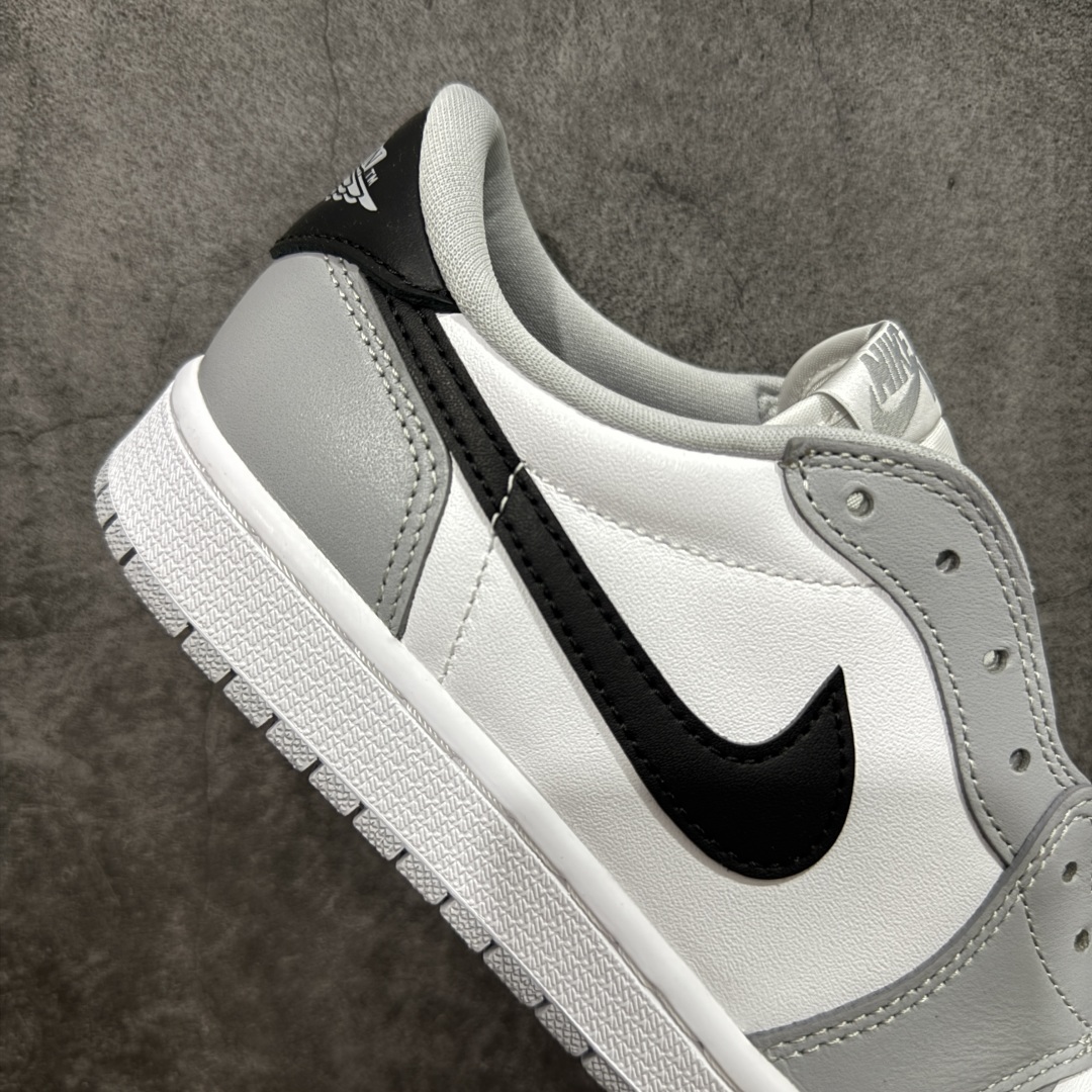 图片[7]-【KZ纯原】Air Jordan 1 Low OG AJ1 乔丹1代 aj1 乔1 低邦 男女同款 乔丹篮球鞋系列 白灰 原厂原材料软头层皮料 国内一线头部知名大厂出品 高端外贸零售专供品质 版型细节完美 原鞋原楦头纸板开发 原厂防尘纸 极致一眼正品既视感 货号：CZ0790-110 尺码：36-47.5-选品中心