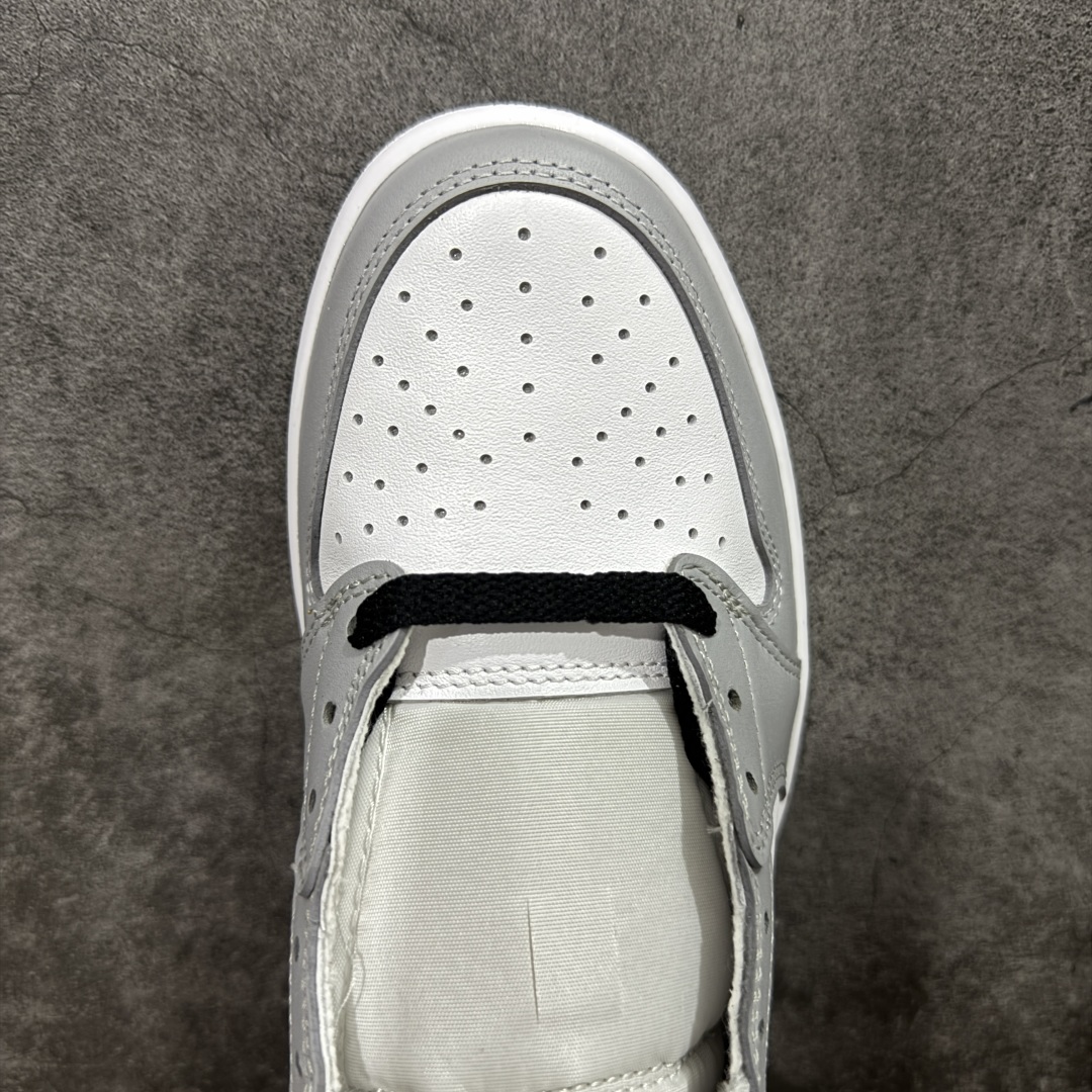 图片[5]-【KZ纯原】Air Jordan 1 Low OG AJ1 乔丹1代 aj1 乔1 低邦 男女同款 乔丹篮球鞋系列 白灰 原厂原材料软头层皮料 国内一线头部知名大厂出品 高端外贸零售专供品质 版型细节完美 原鞋原楦头纸板开发 原厂防尘纸 极致一眼正品既视感 货号：CZ0790-110 尺码：36-47.5-选品中心